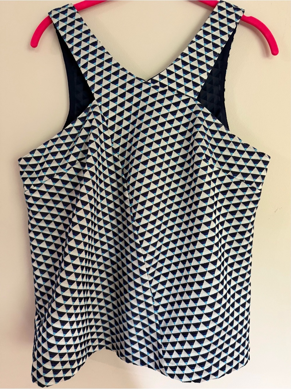 NWOT Anthropologie HD in Paris Tiled Jacquard Tank Top 12 L Large